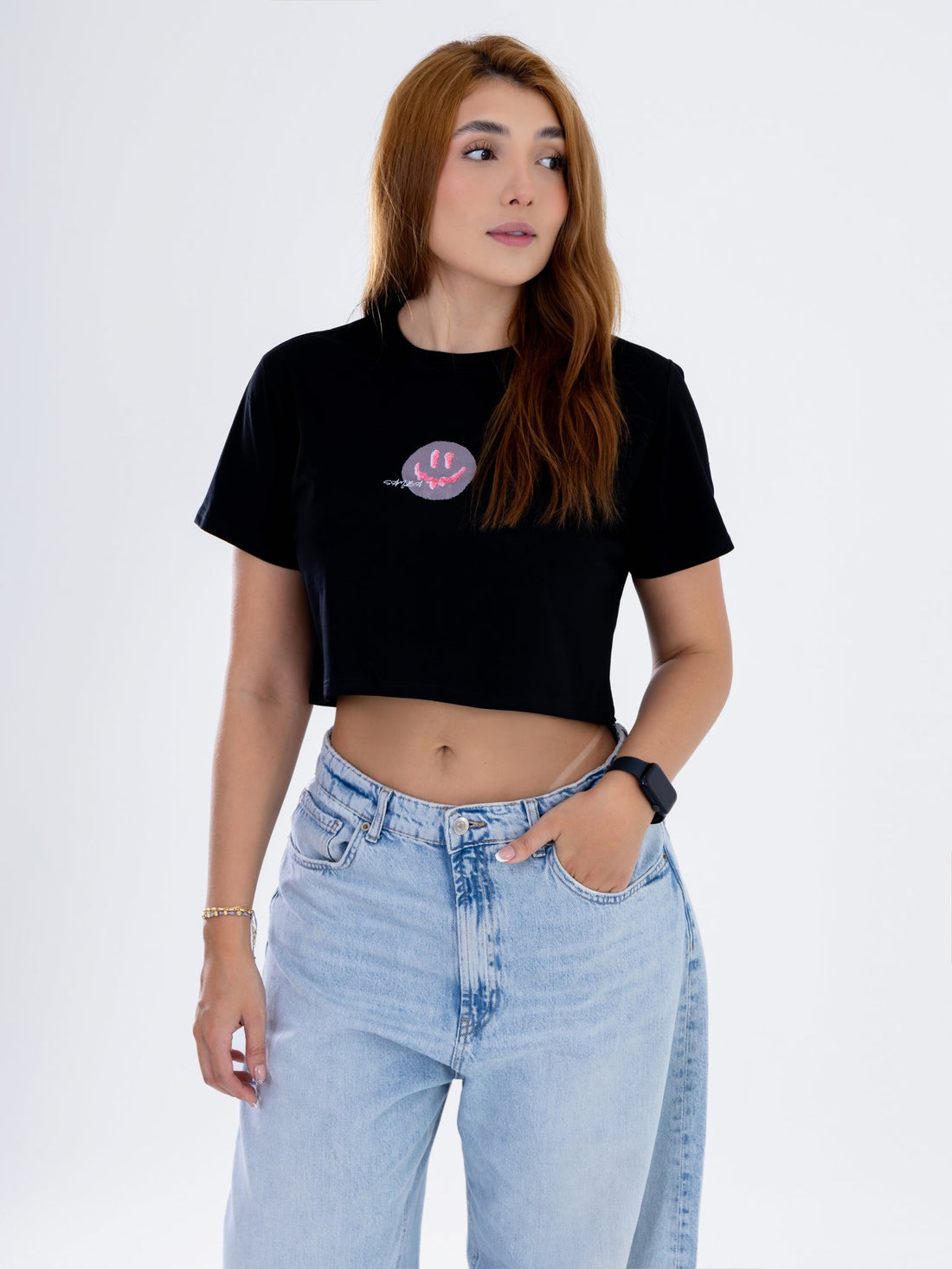 Camiseta Crop Oversize