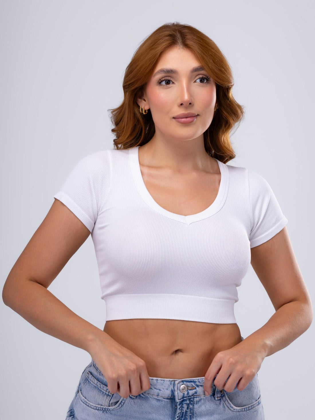 Blusa Cuello En V