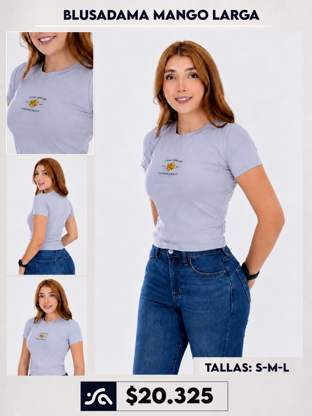 Blusa Dama Mango Largo