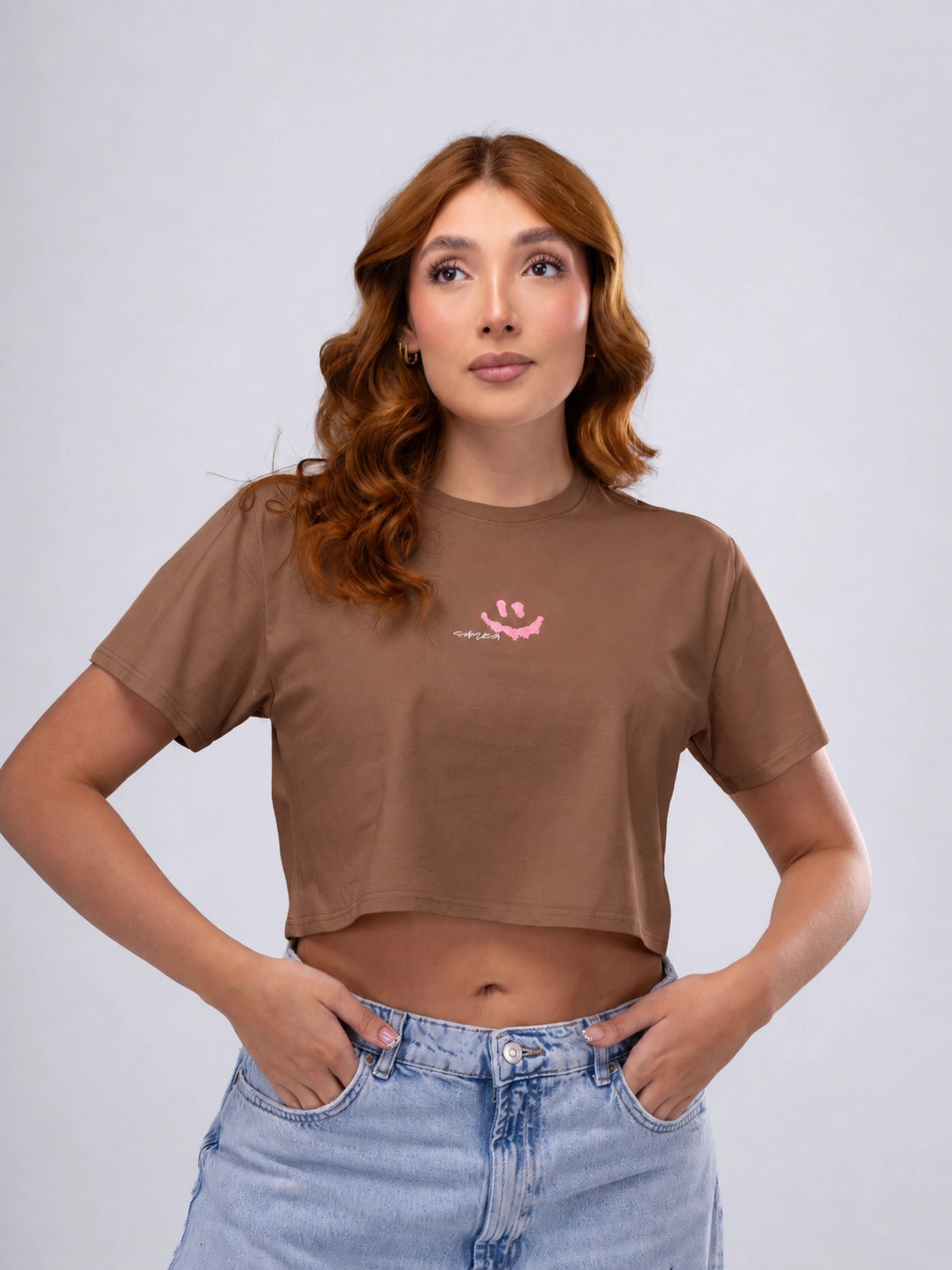 Camiseta Crop Oversize