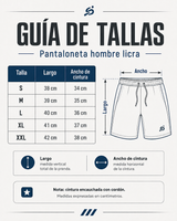 Pantaloneta Licra de Hombre