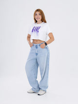 Blusa Crop Overzise