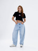 Camiseta Crop Oversize