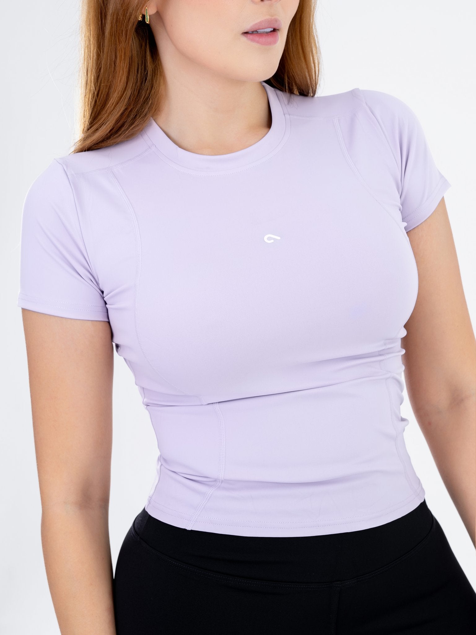 Camiseta Lila Entallada