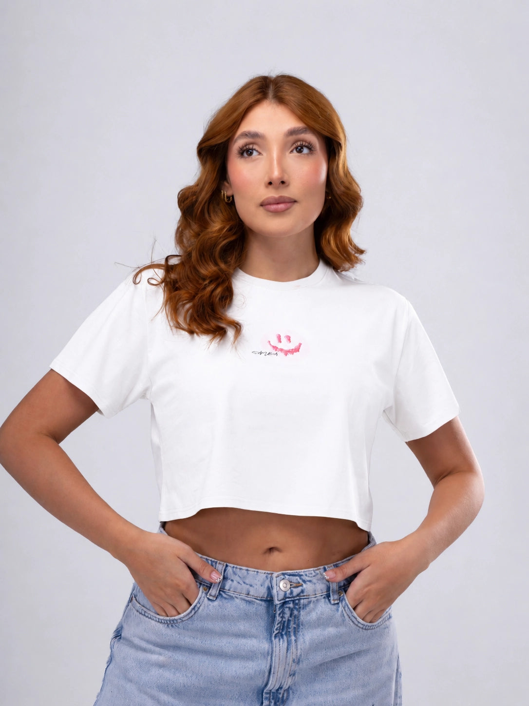 Camiseta Crop Oversize