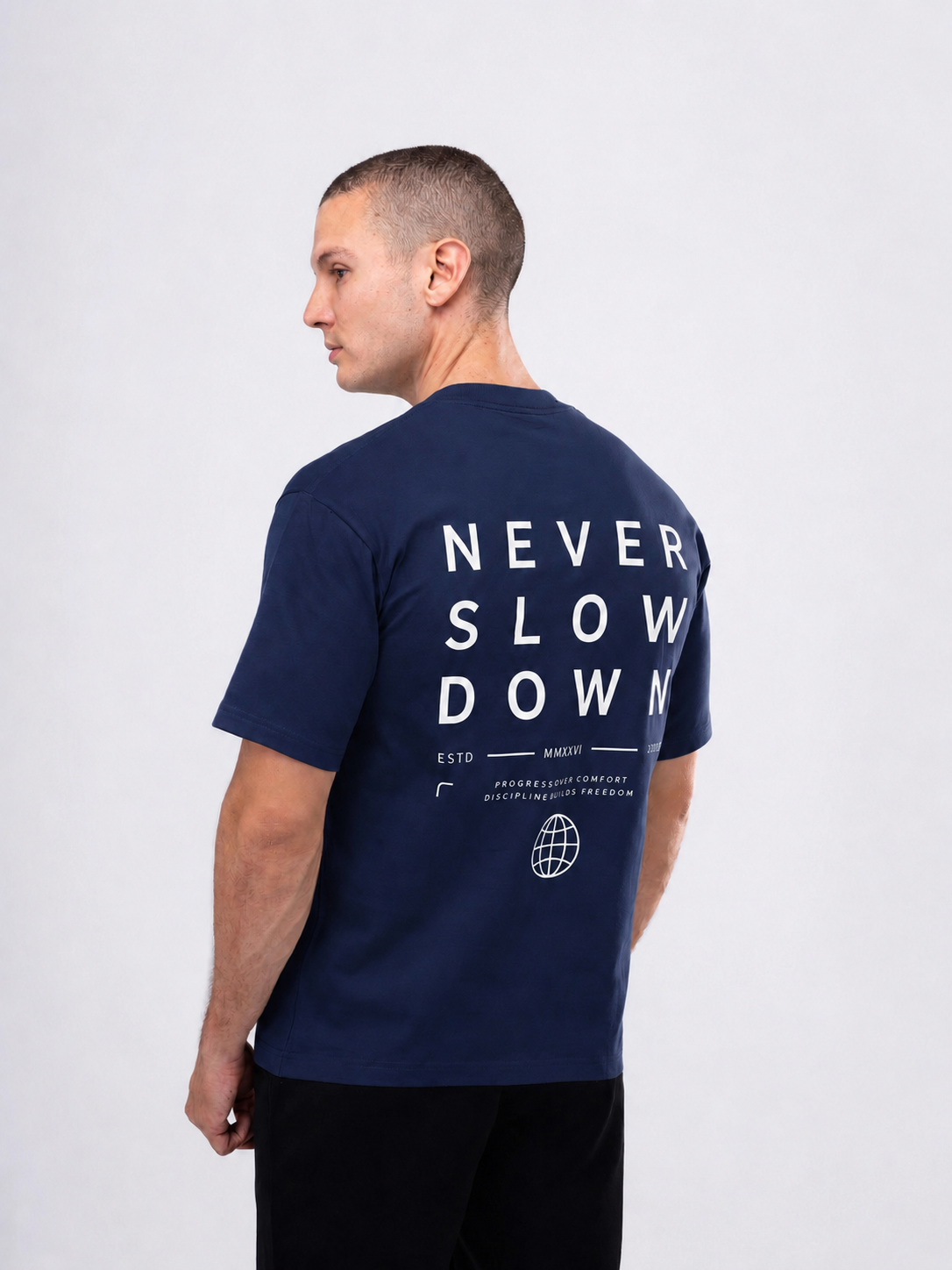 Camiseta Power "never slow"