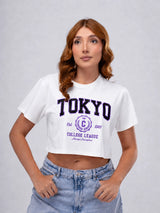 Camiseta Crop Oversize