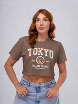 Camiseta Crop Oversize