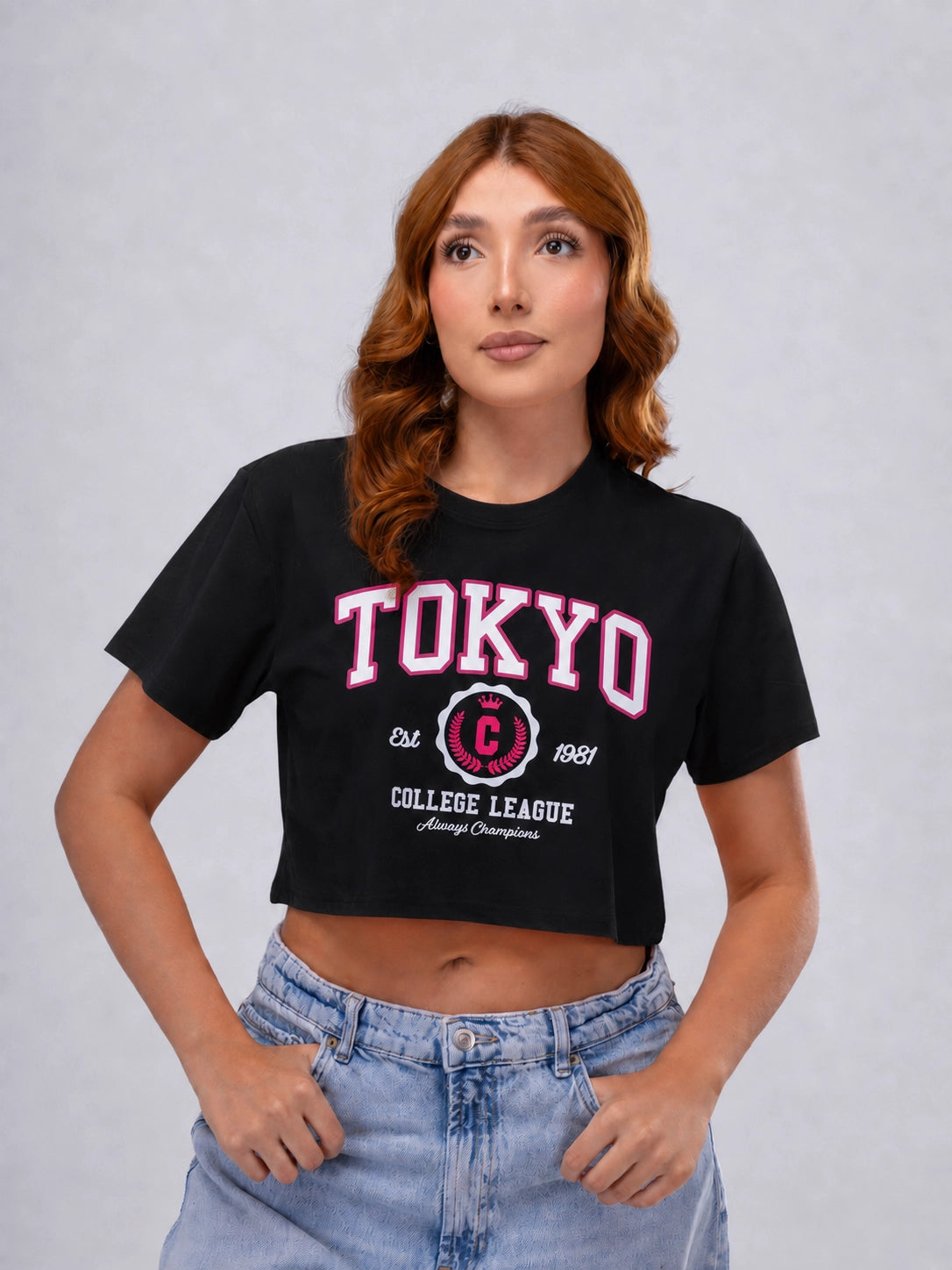 Camiseta Crop Oversize