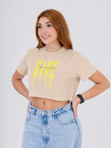 Blusa Crop Overzise