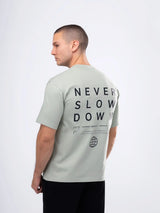 Camiseta Power "never slow"