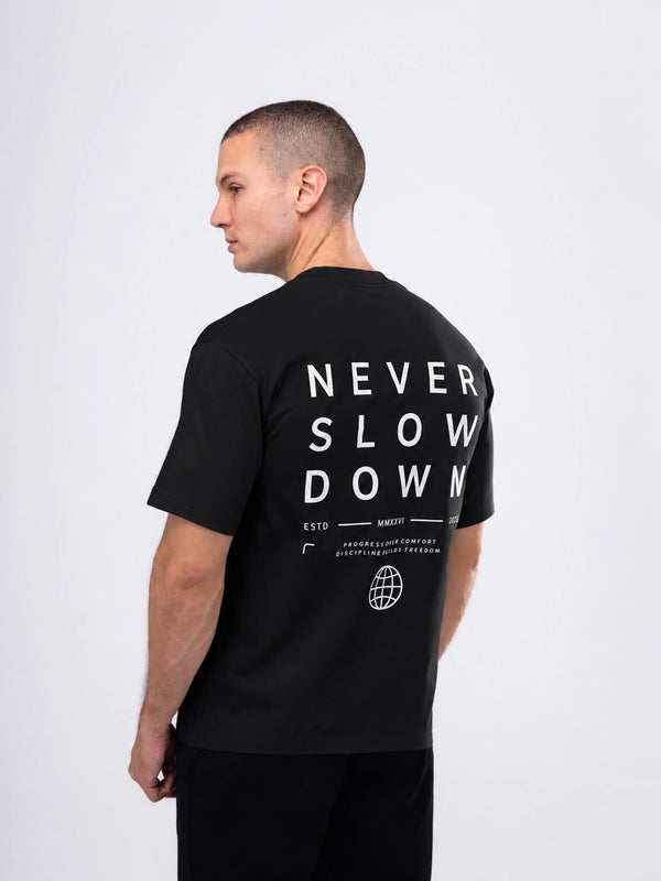 Camiseta Power "never slow"