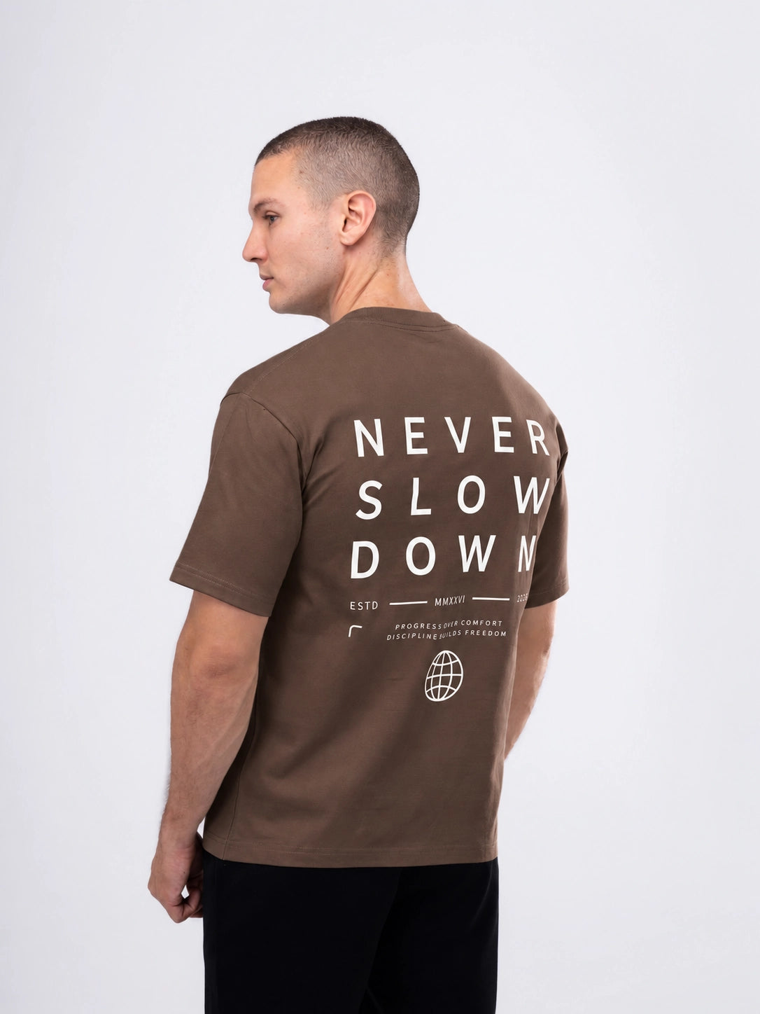 Camiseta Power "never slow"