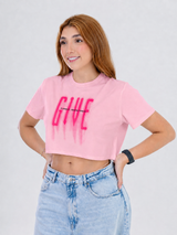 Blusa Crop Overzise