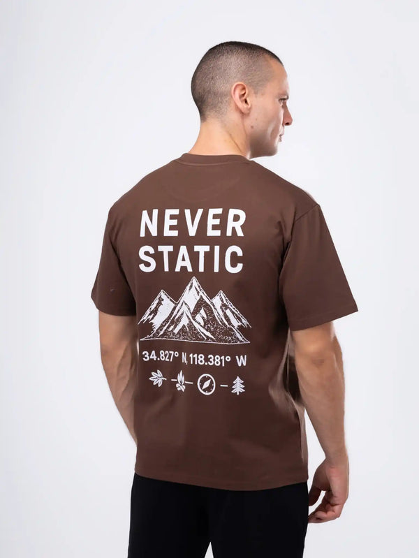 Camiseta Power "Never Static"