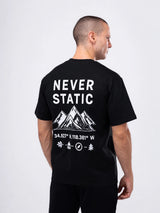 Camiseta Power "Never Static"