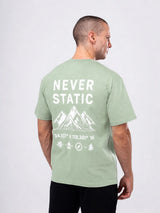 Camiseta Power "Never Static"