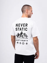 Camiseta Power "Never Static"