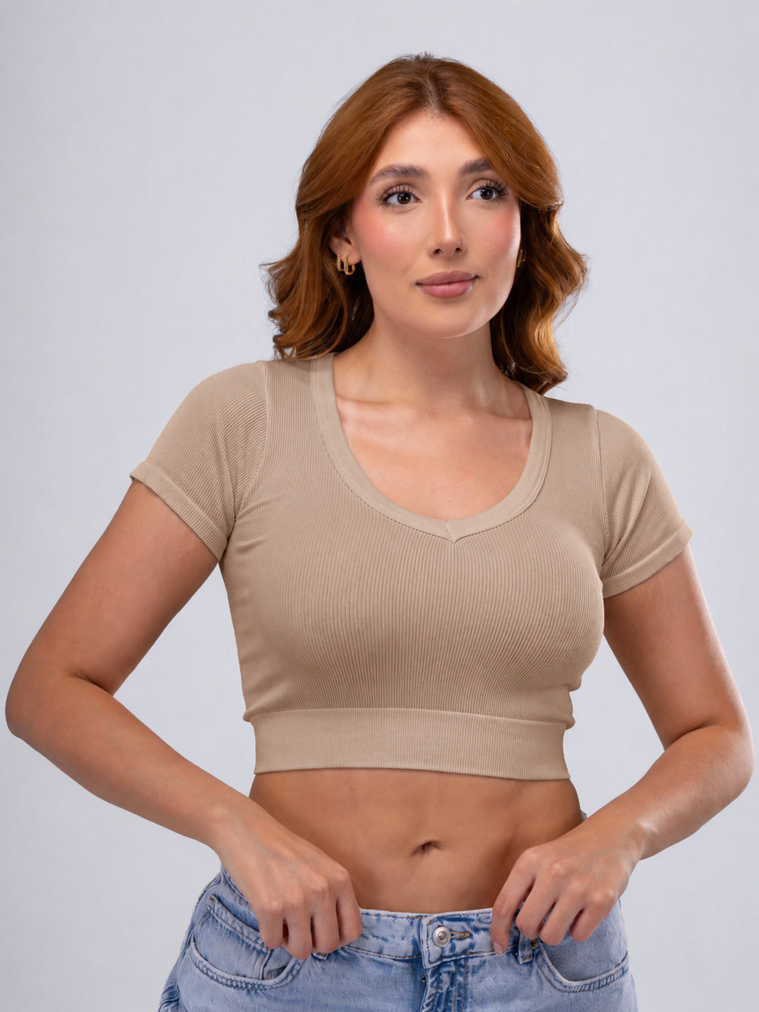 Blusa Cuello En V