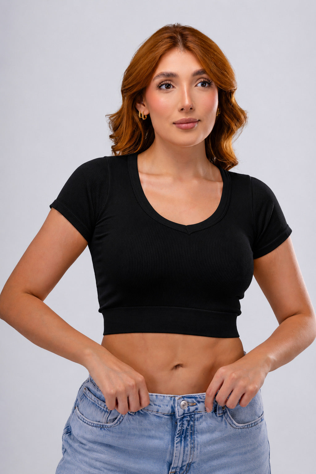Blusa Cuello En V